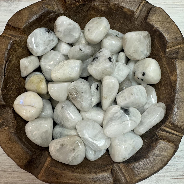 Rainbow Moonstone Tumbled - The Mystical Moon Online Store