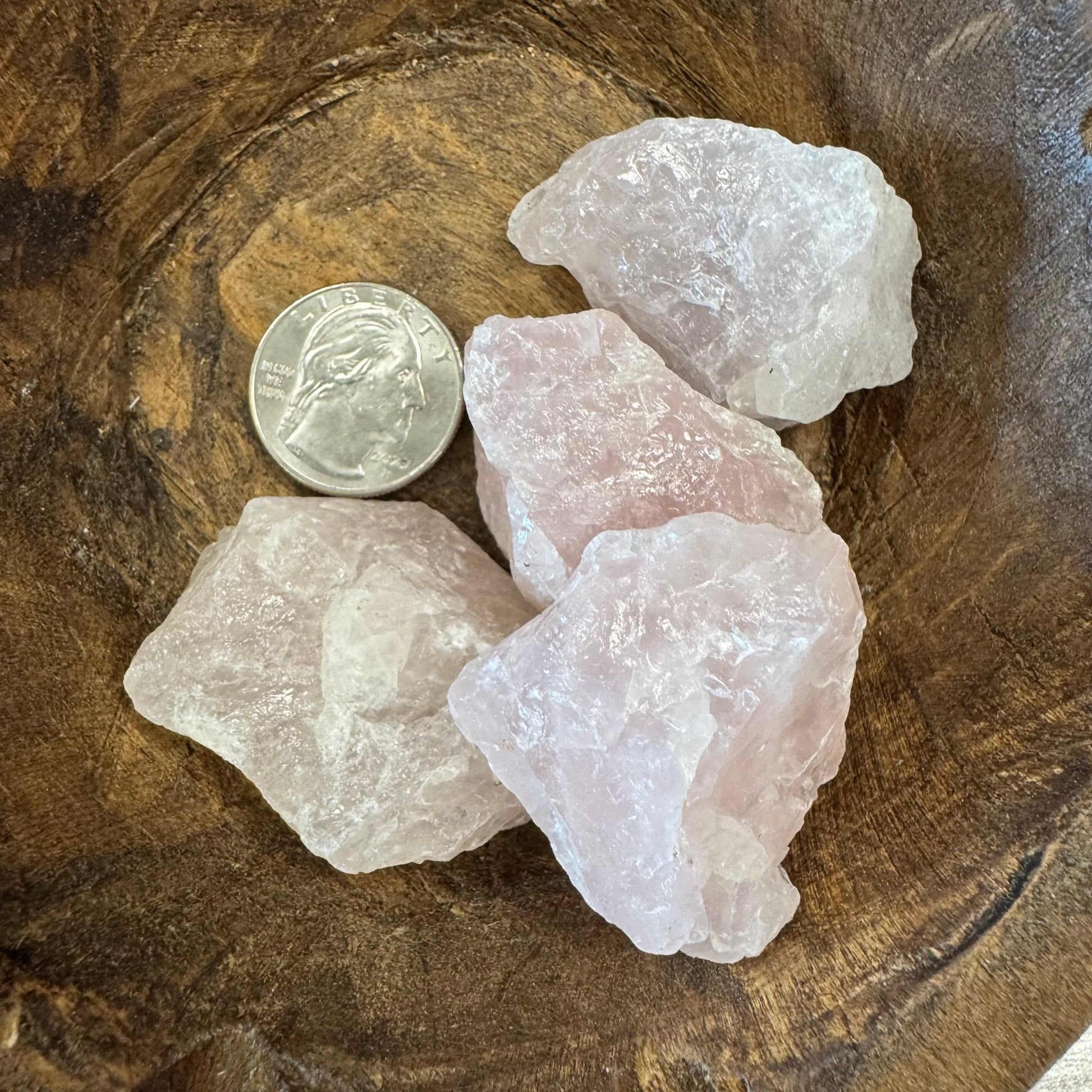 Rose Quartz Raw Crystal - The Mystical Moon Online Store