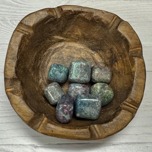 Ruby in Kyanite Tumbled Crystal - The Mystical Moon Online Store