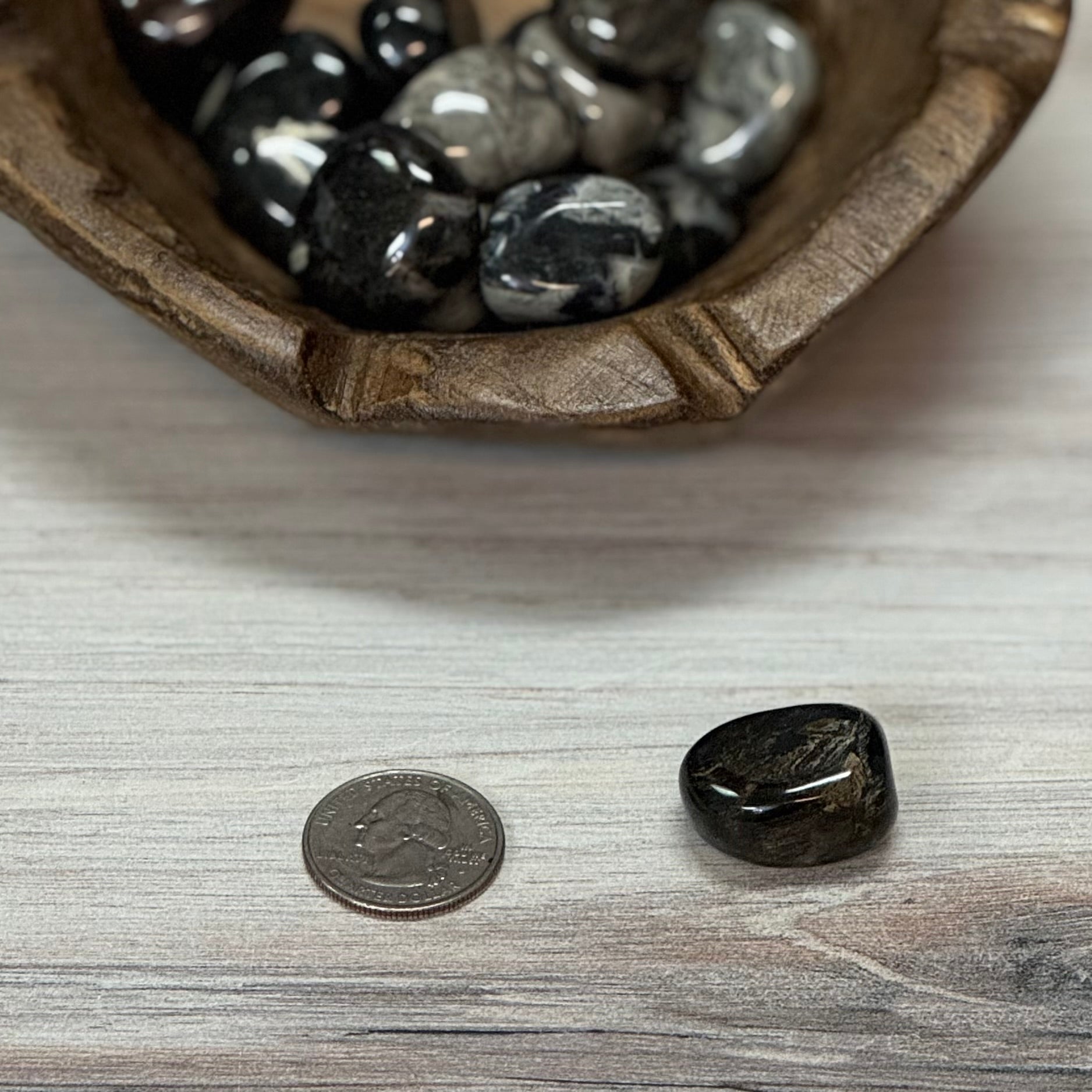 Silver Leaf Jasper Tumbled - The Mystical Moon Online Store