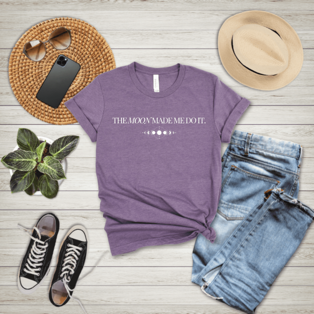 The Moon Made Me Do It T-Shirt - The Mystical Moon Online Store