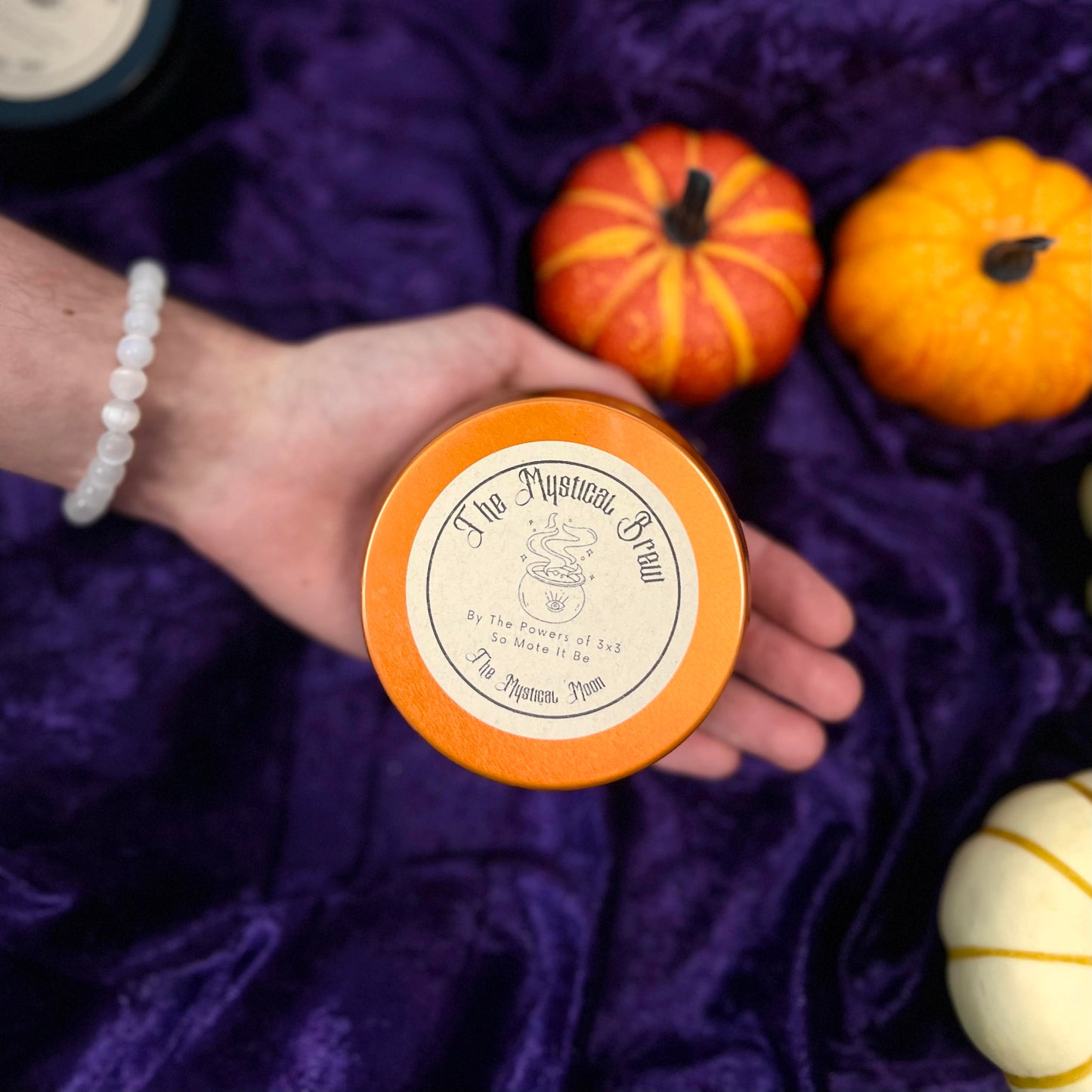 Mystical Brew Candle: By the Powers of 3x3, So Mote It Be! Limited Edition