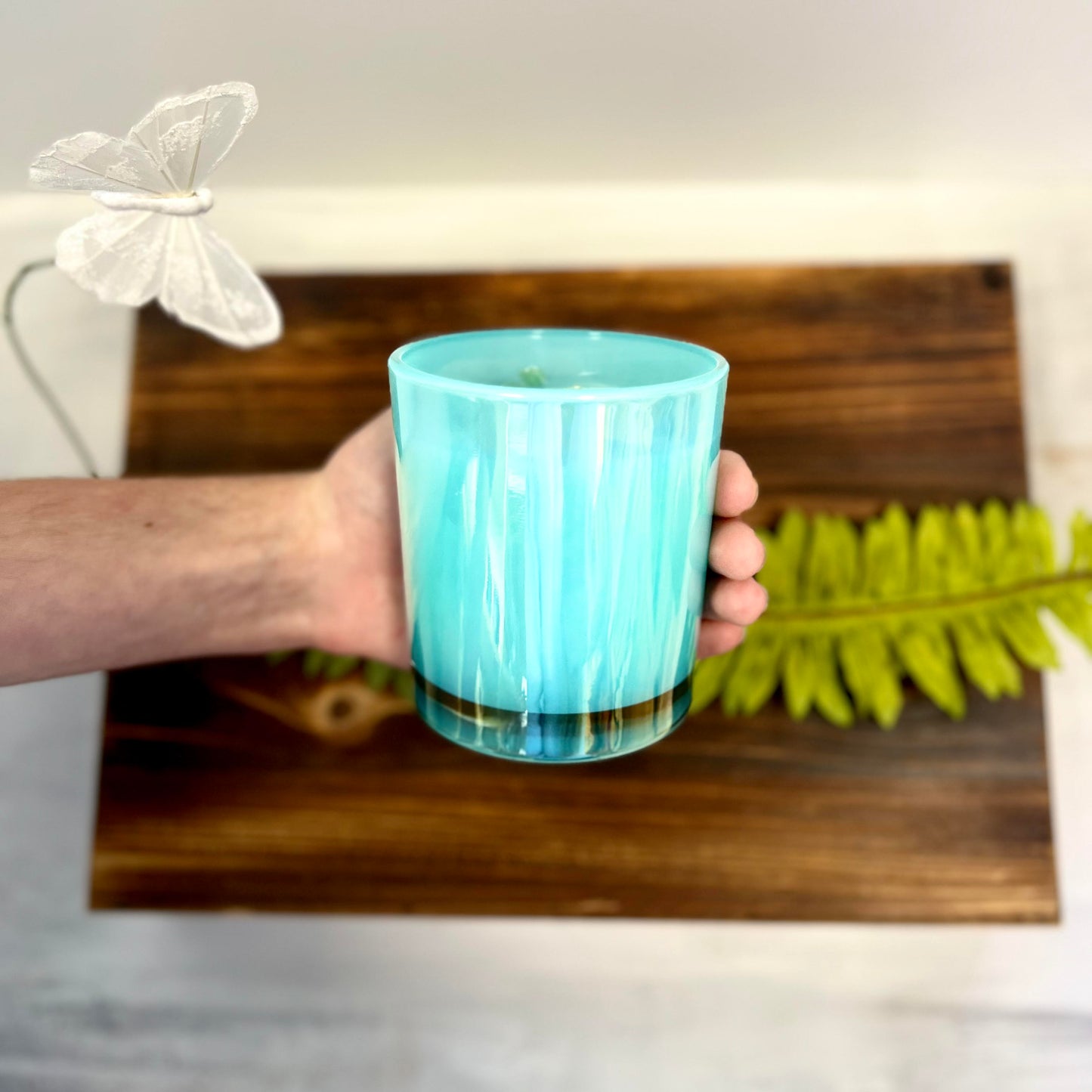 Custom Scented Crystal Candle - The Mermaid Jar