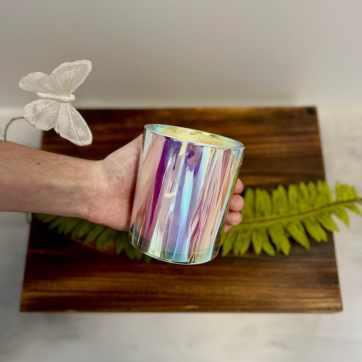 Custom Scented Crystal Candle - The Fairy Dust Jar