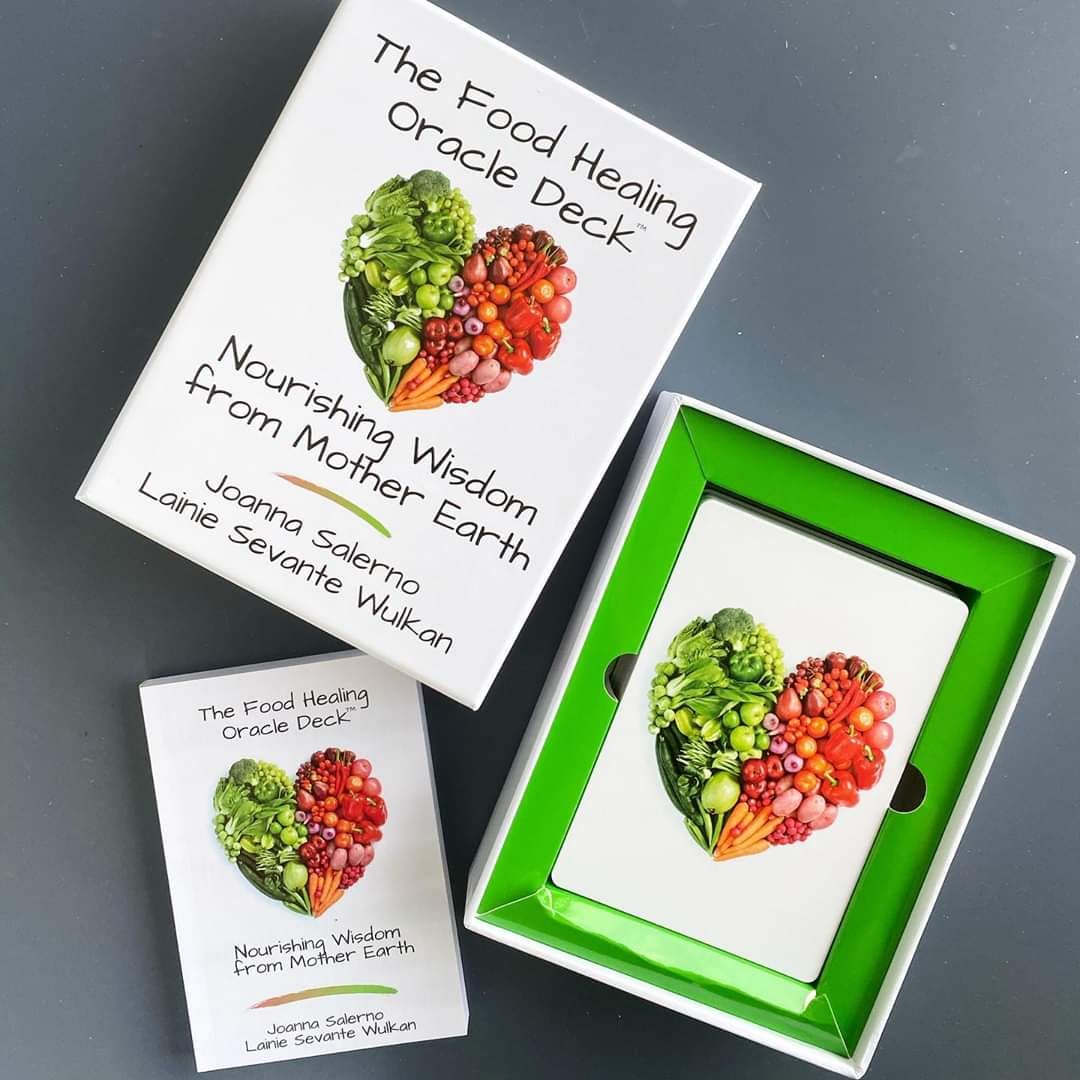 The Food Healing Oracle Deck ™ with Book by Lainie Sevante Wulkan and Joanna Salerno