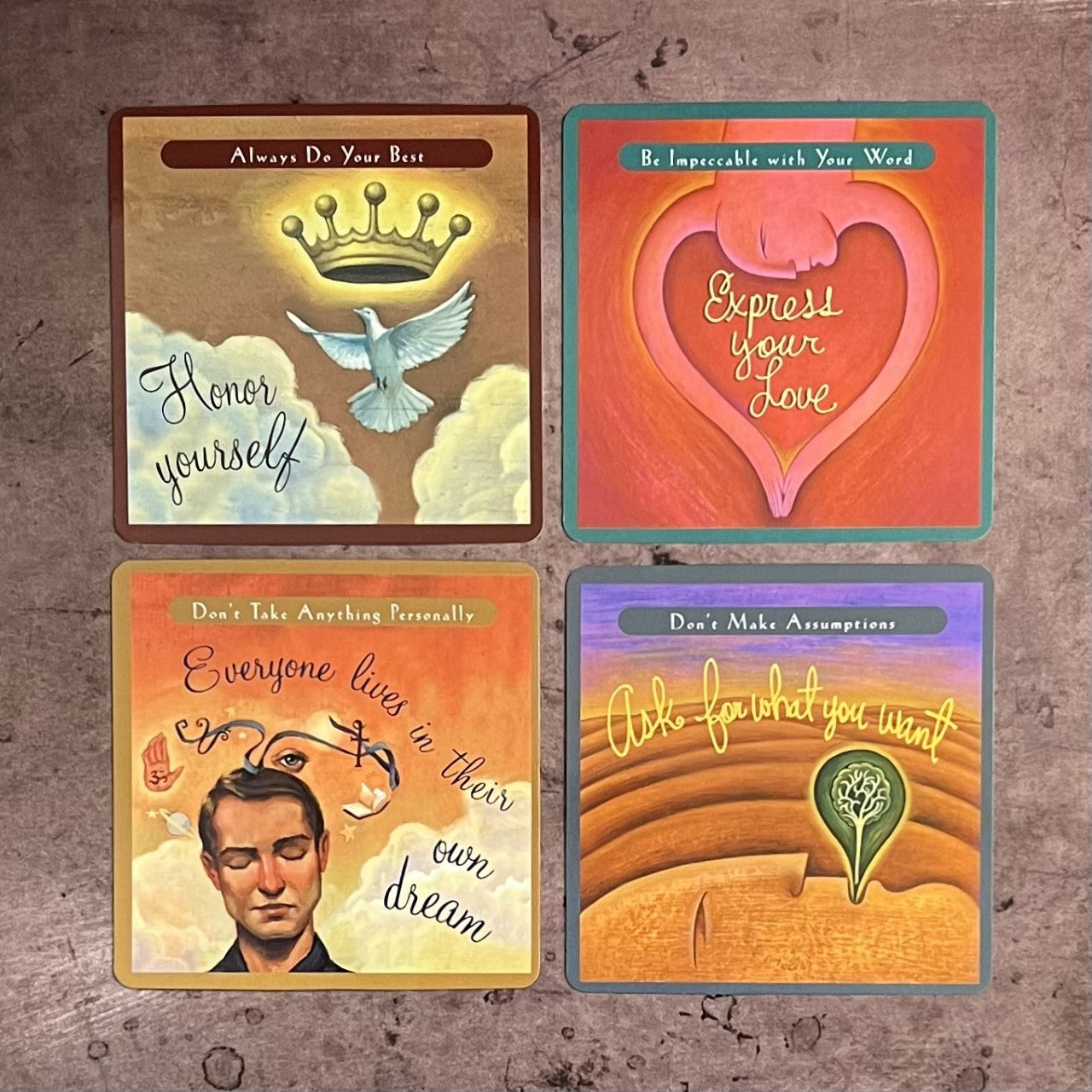 Four Agreements Cards by don Miguel Ruiz