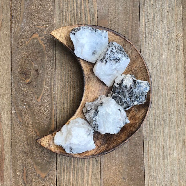 Rainbow Moonstone Raw Crystal