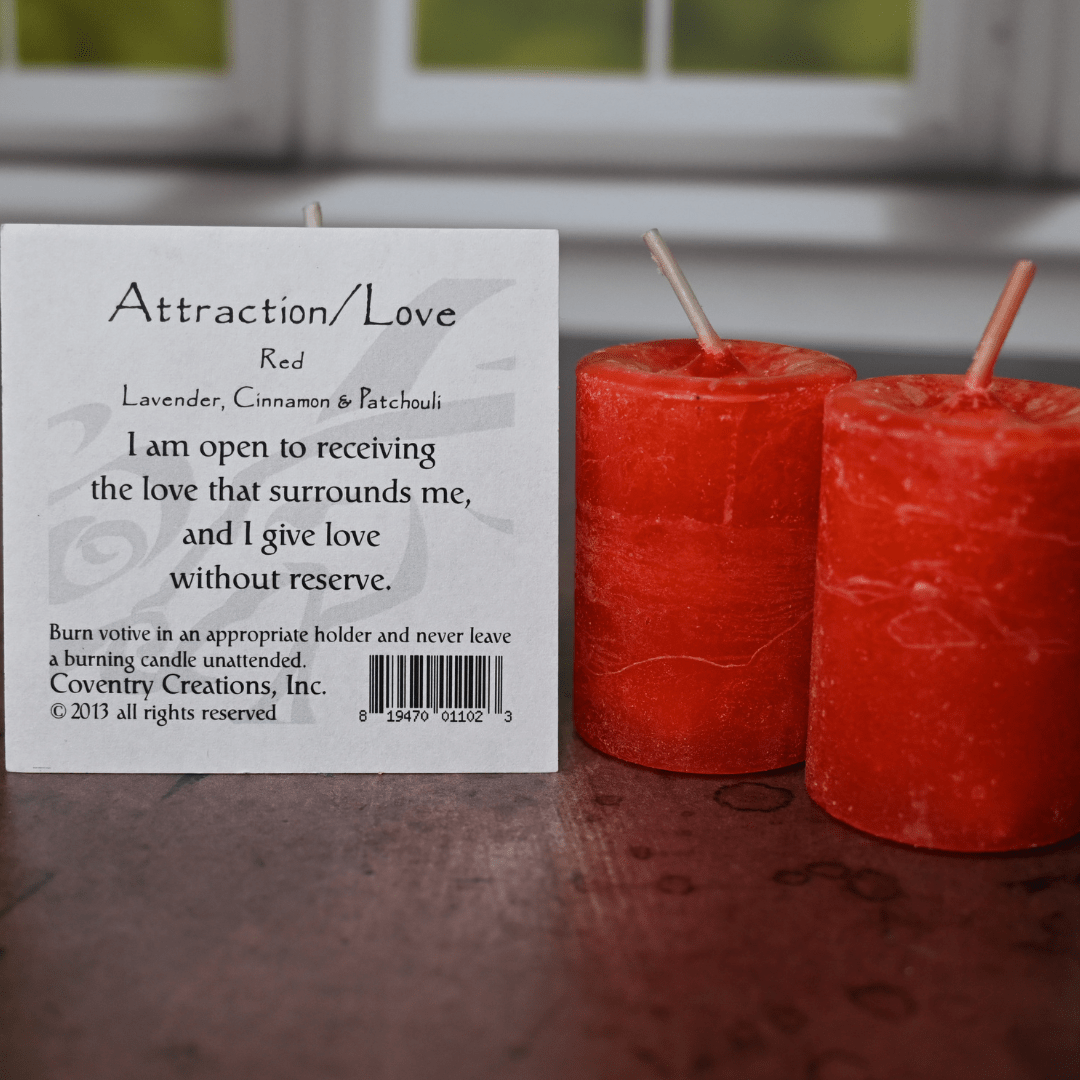 Attraction Love Single Votive Candle - The Mystical Moon Online Store