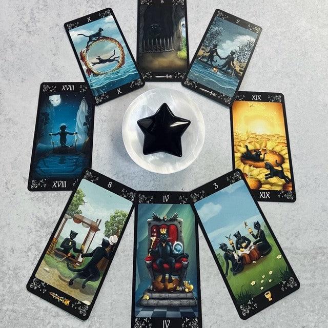 Black Cats Tarot Deck by by Maria Kuara and Lo Scarabeo - The Mystical Moon Online Store