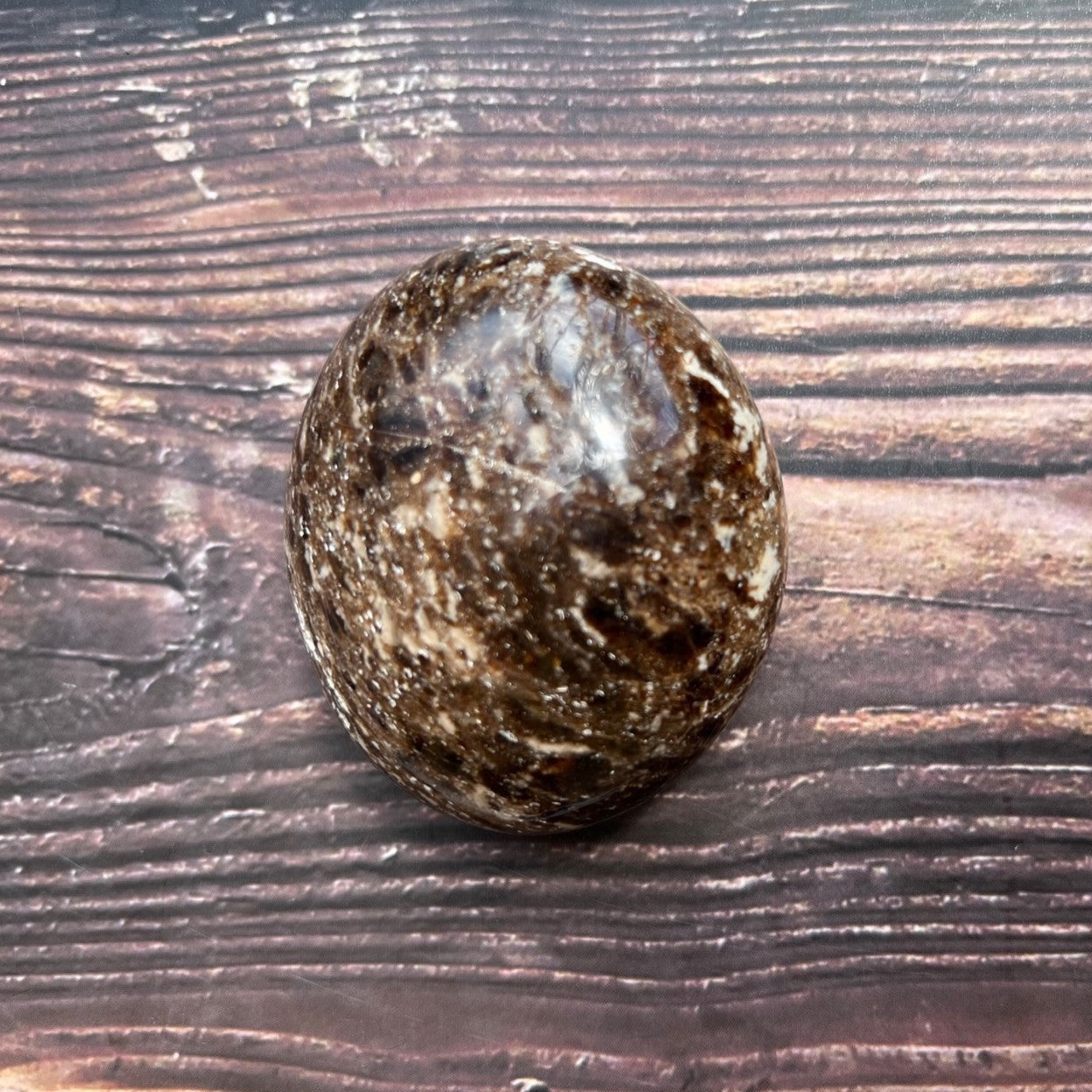 Black Opal Palm Stone