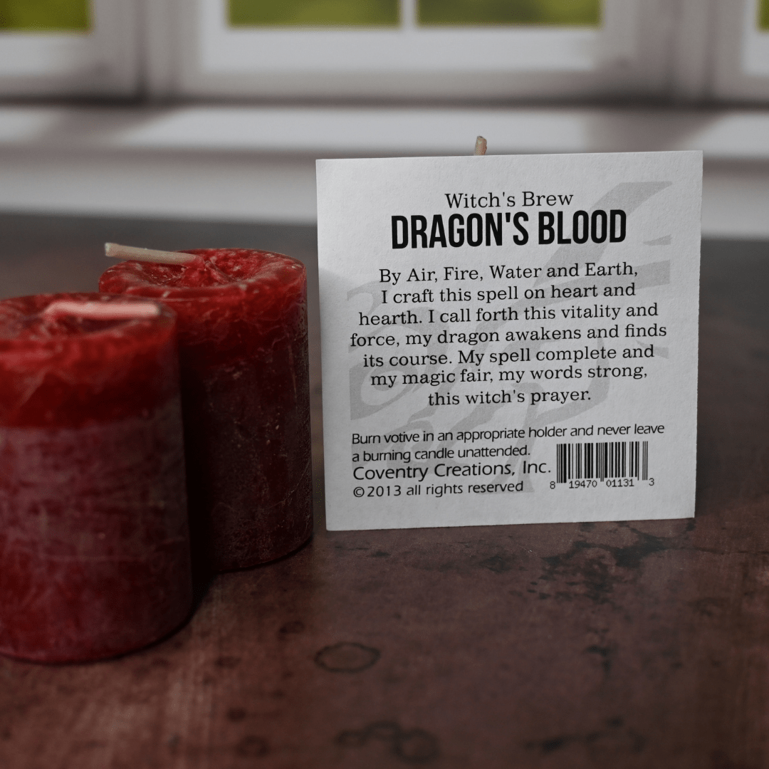 Dragon's Blood Single Votive Candle - The Mystical Moon Online Store