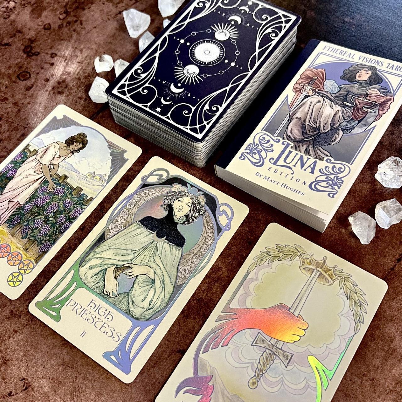 Ethereal Visions Tarot Luna Edition by Matt Hughes - The Mystical Moon Online Store