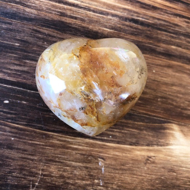 Golden Healer Quartz Heart 2