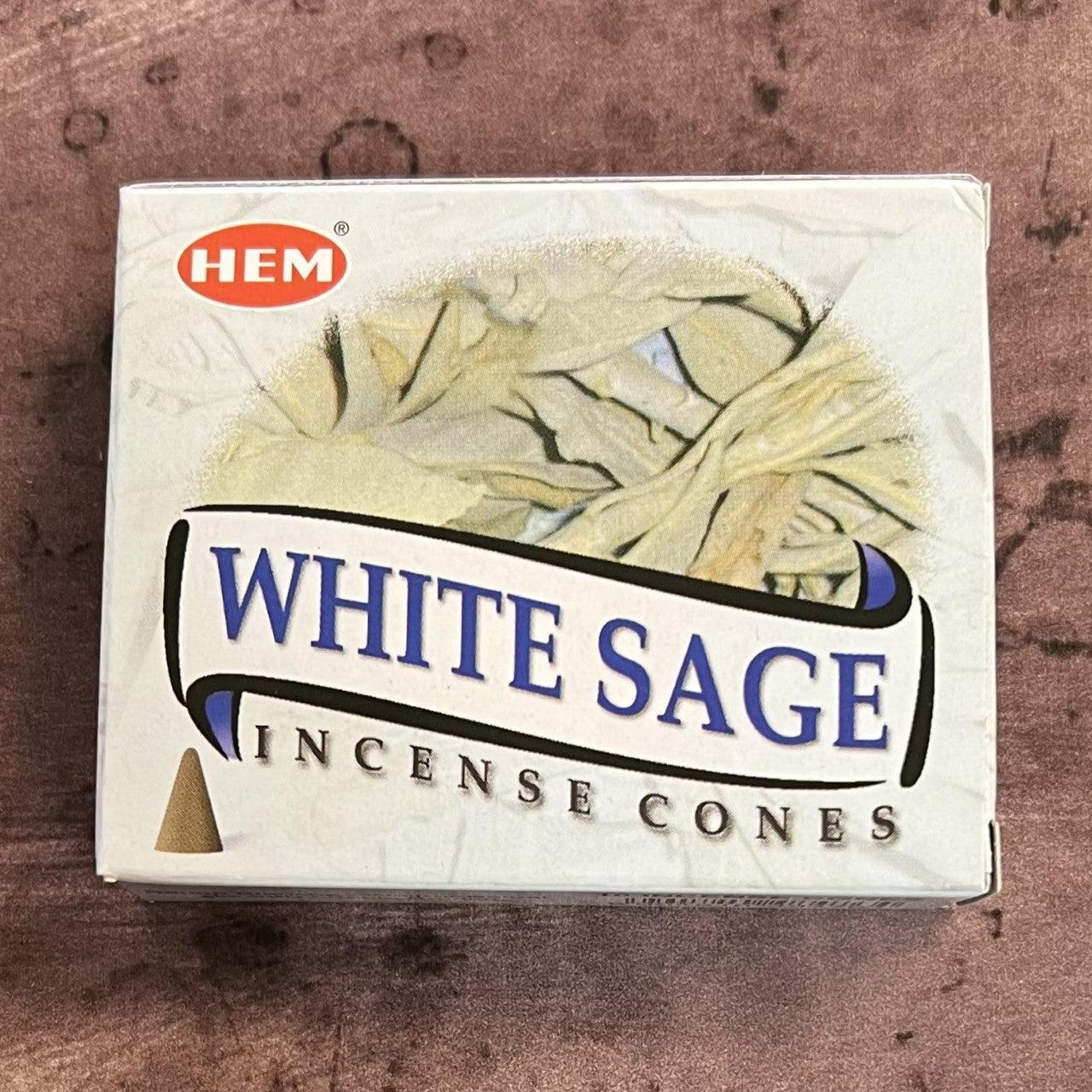 Hem White Sage Cone Incense - The Mystical Moon Online Store