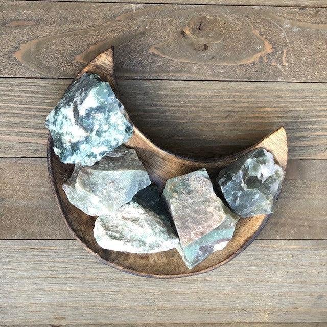 Moss Agate Raw Crystal - The Mystical Moon Online Store