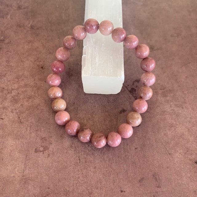 Rhodonite Beaded Bracelet - The Mystical Moon Online Store