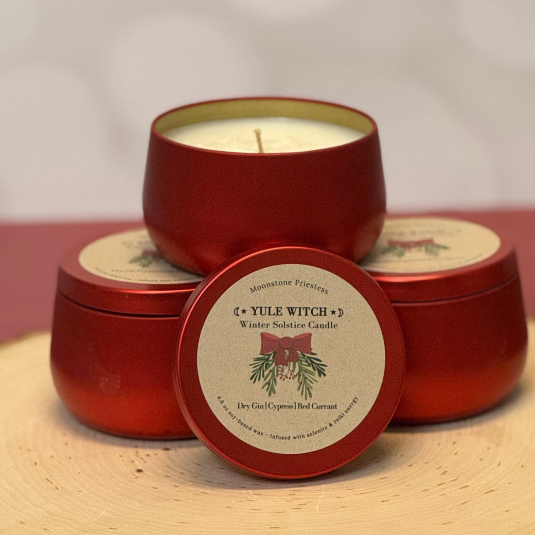 Yule Witch Candle A Winter Ritual for Renewal - The Mystical Moon Online Store