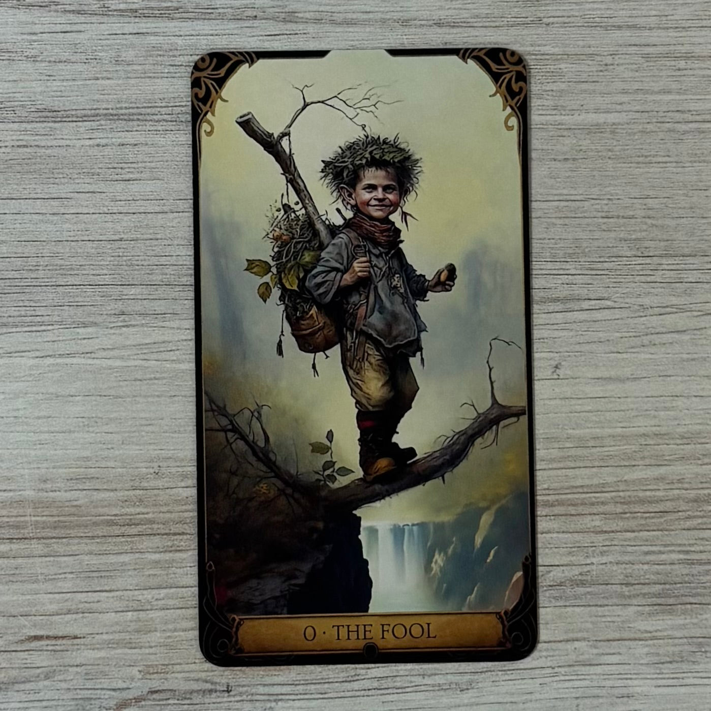 The Fool Druidic tarot cards 