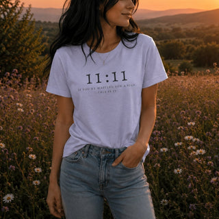 11:11 Reminder Tee — “If You’re Waiting For A Sign, This Is It” - The Mystical Moon