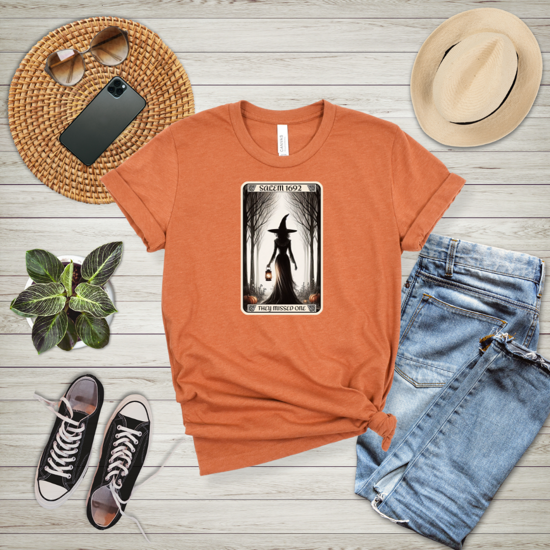 Salem Witchy tee autumn heather