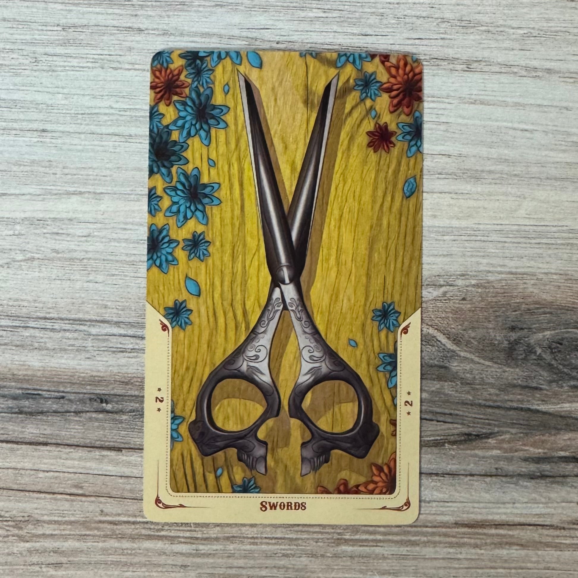2 of swords Santa Muerte Tarot