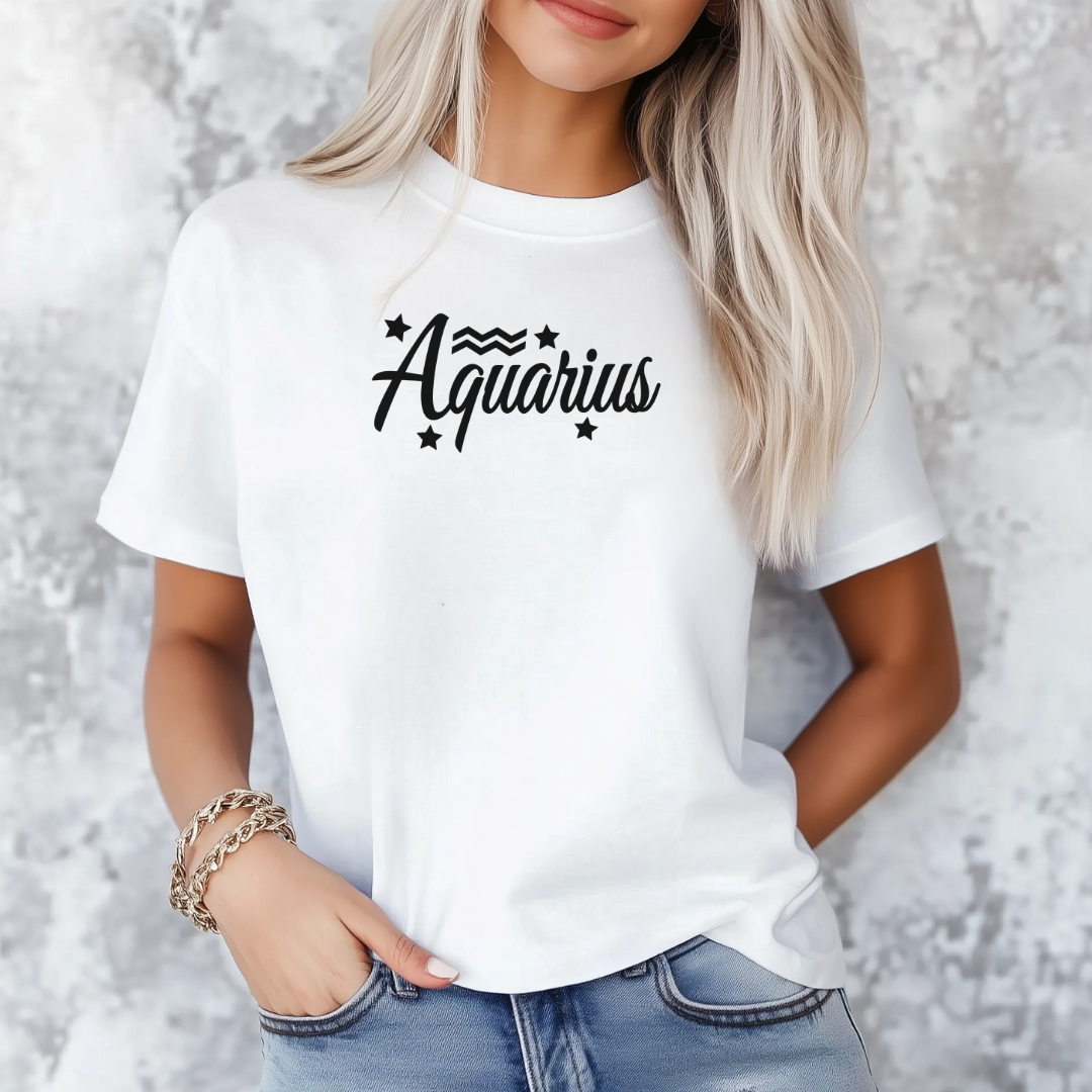 Aquarius shirt in white