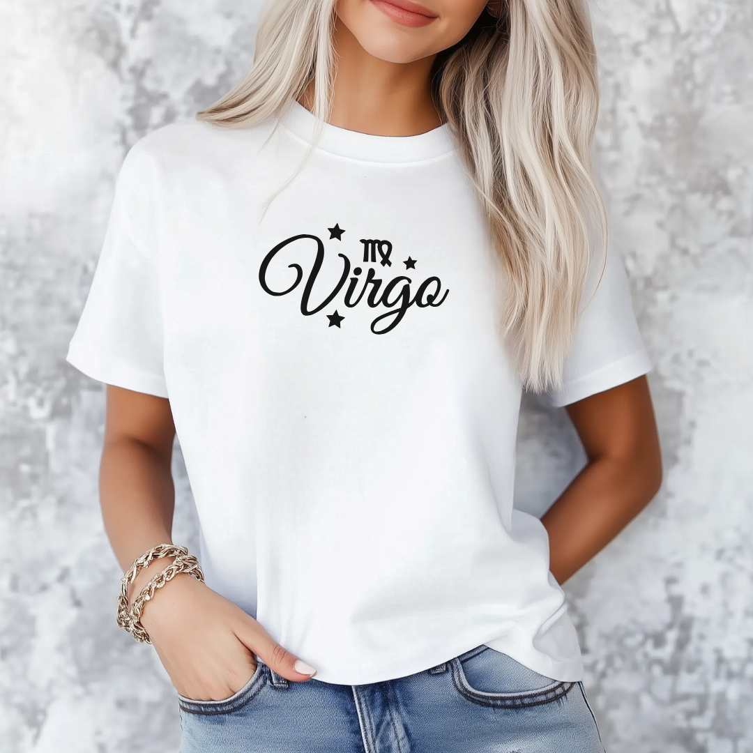 Virgo tee in white