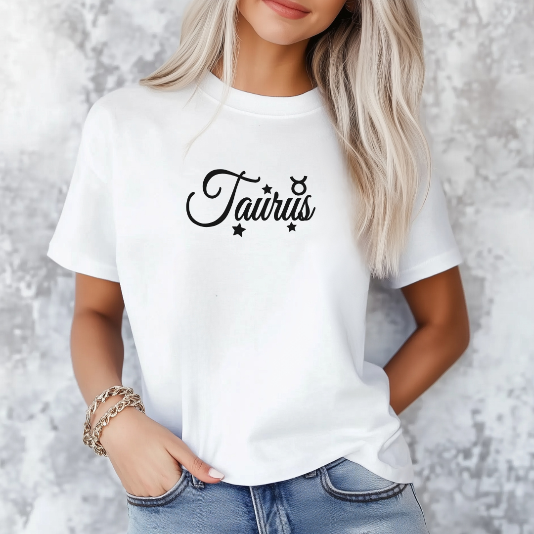 Taurus white tee 