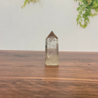 Clear Quartz Tower crystal point, about 2 inches tall