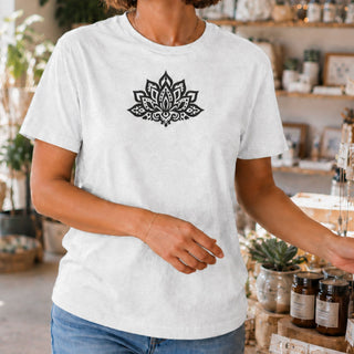 front view lotus t shirt