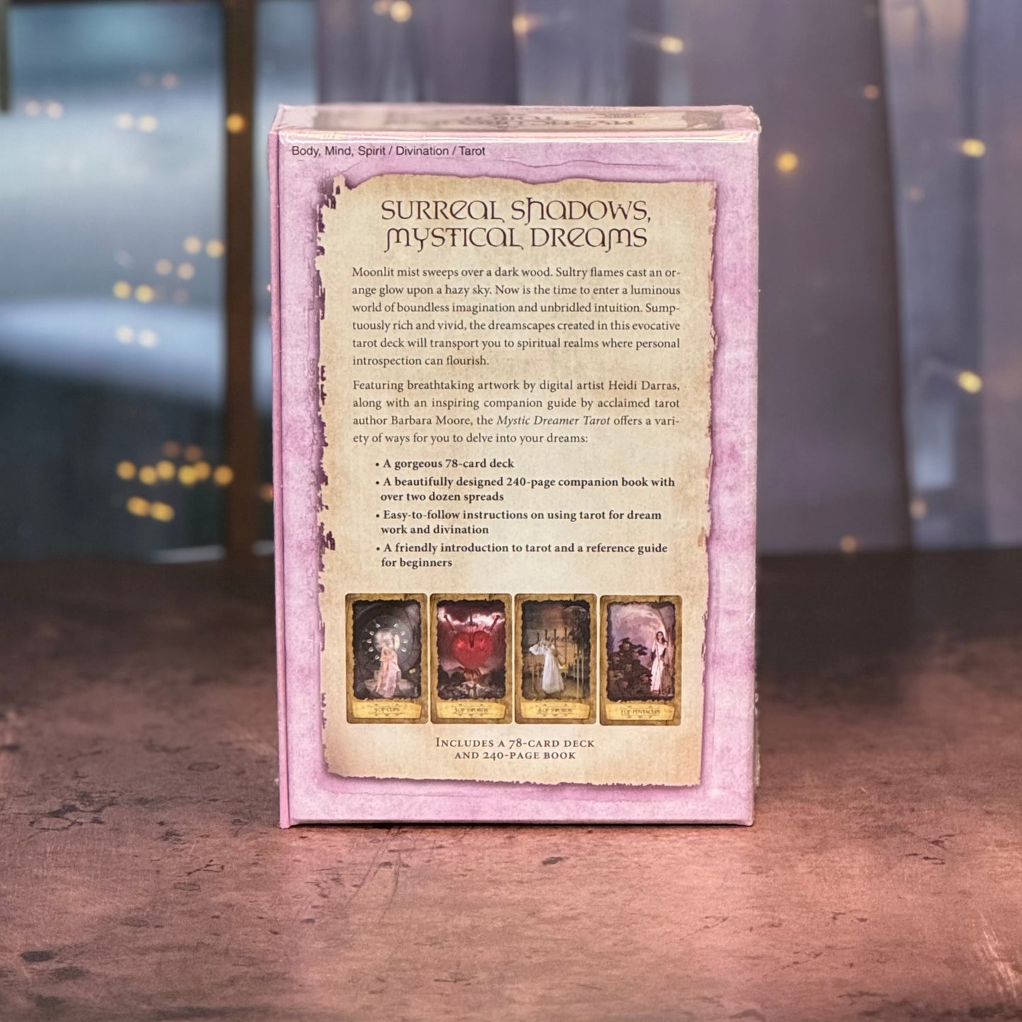Back cover of Mystic dreamer
