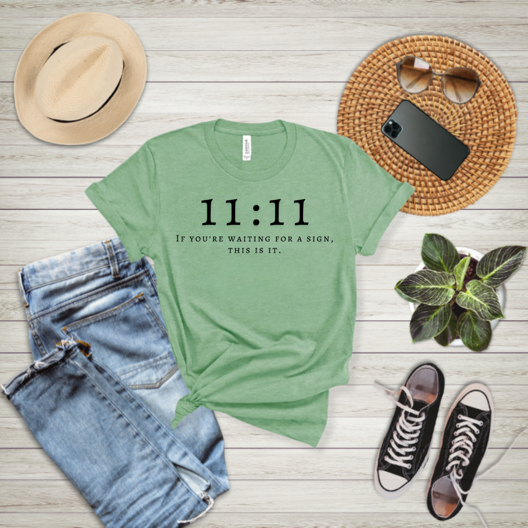 Green spiritual tee