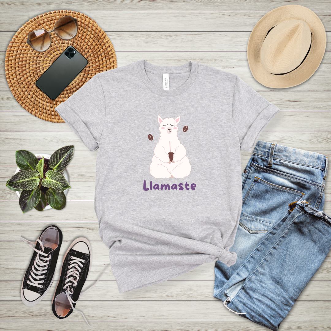 Atheltic Gray Llamaste tshirt