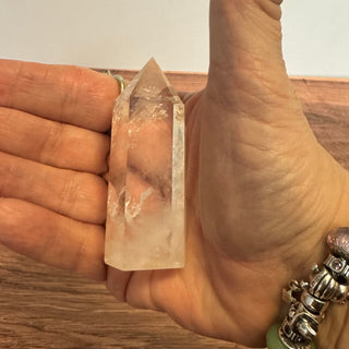Clear Quartz Tower crystal point, about 2 inches tall