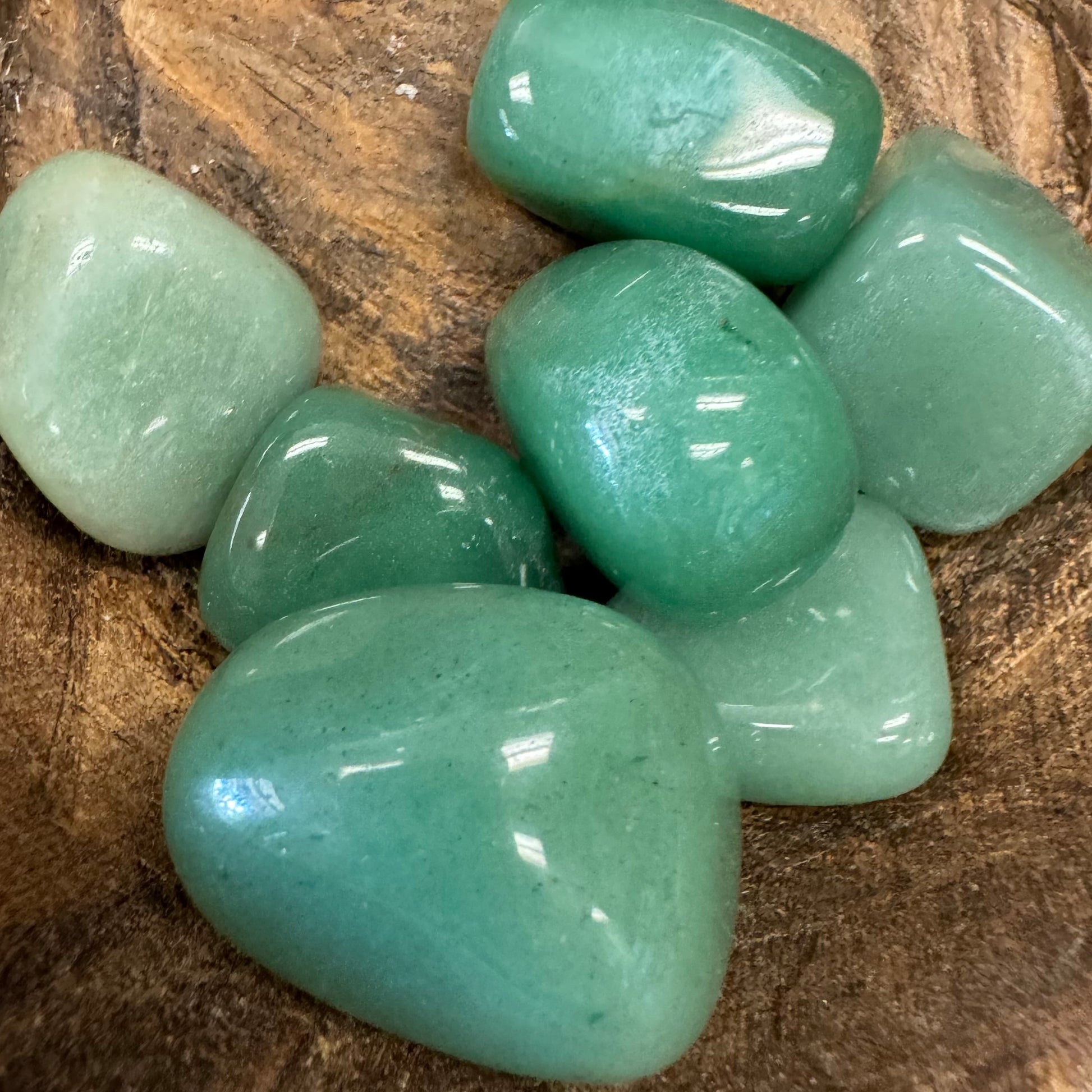 Up close photo of green aventurine