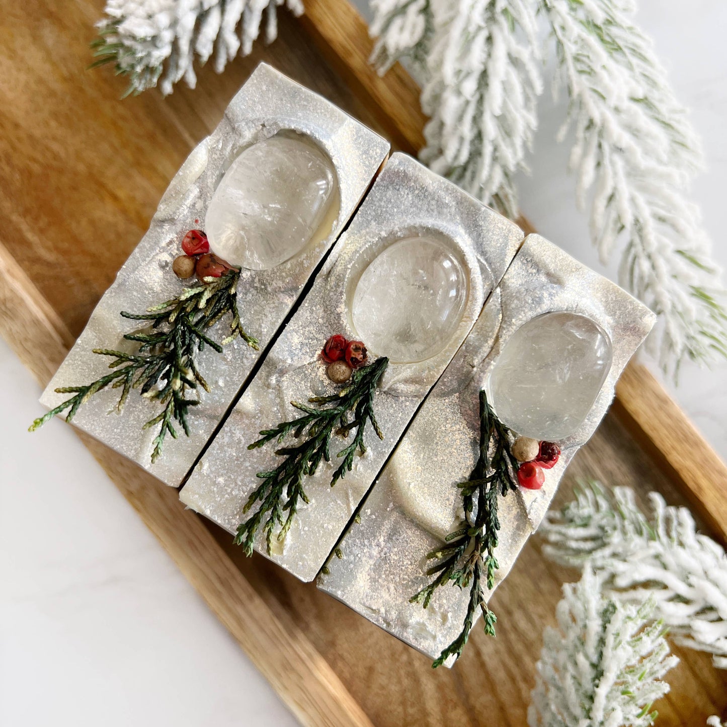 Crystal Soap - Yule | Clear Quartz