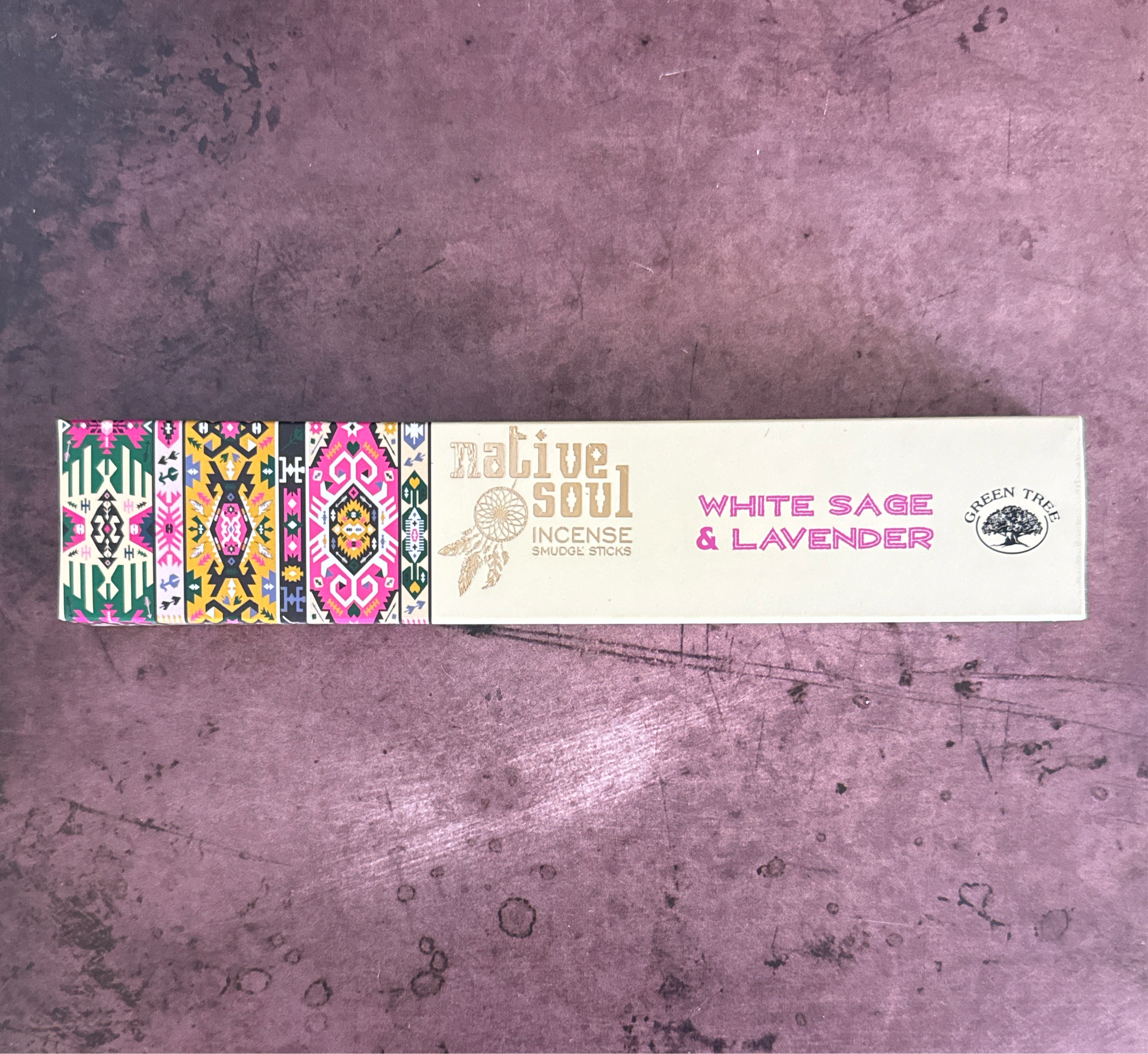 Native Soul White Sage and Lavender Incense Front Package