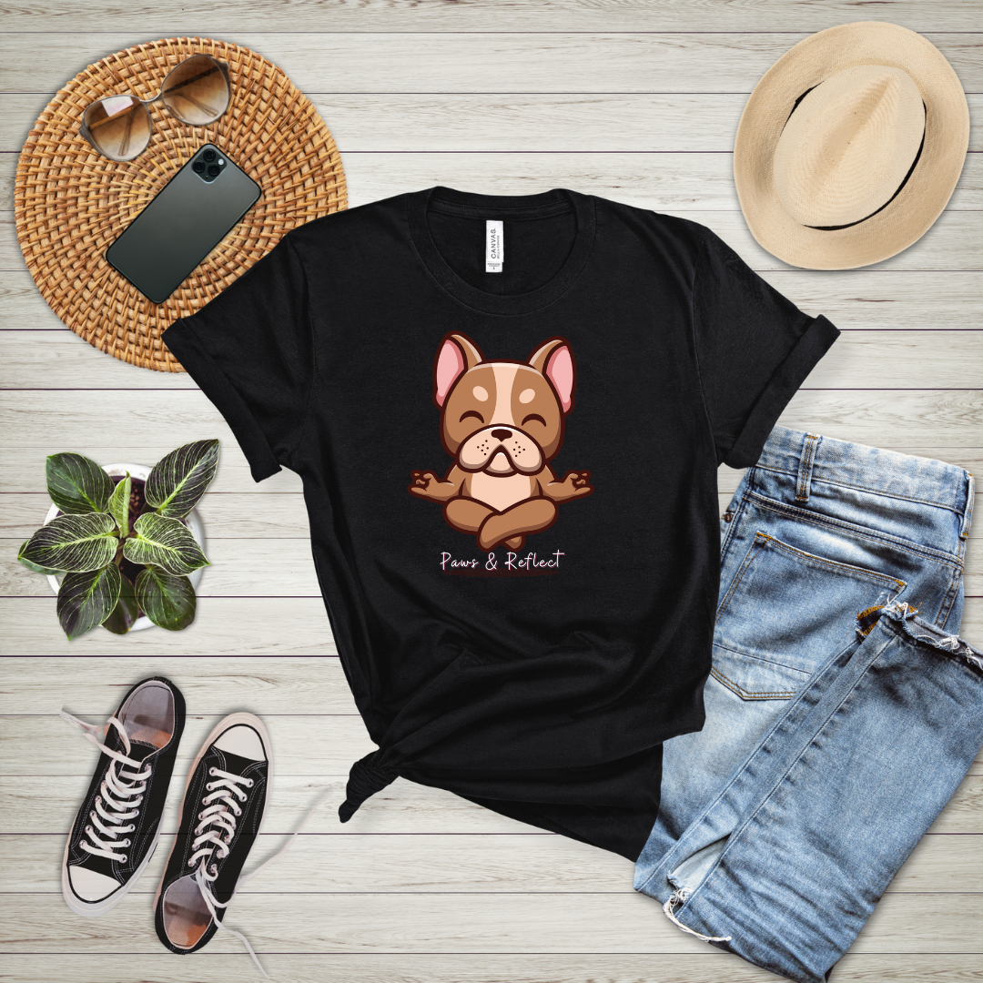 Black Frenchie tee