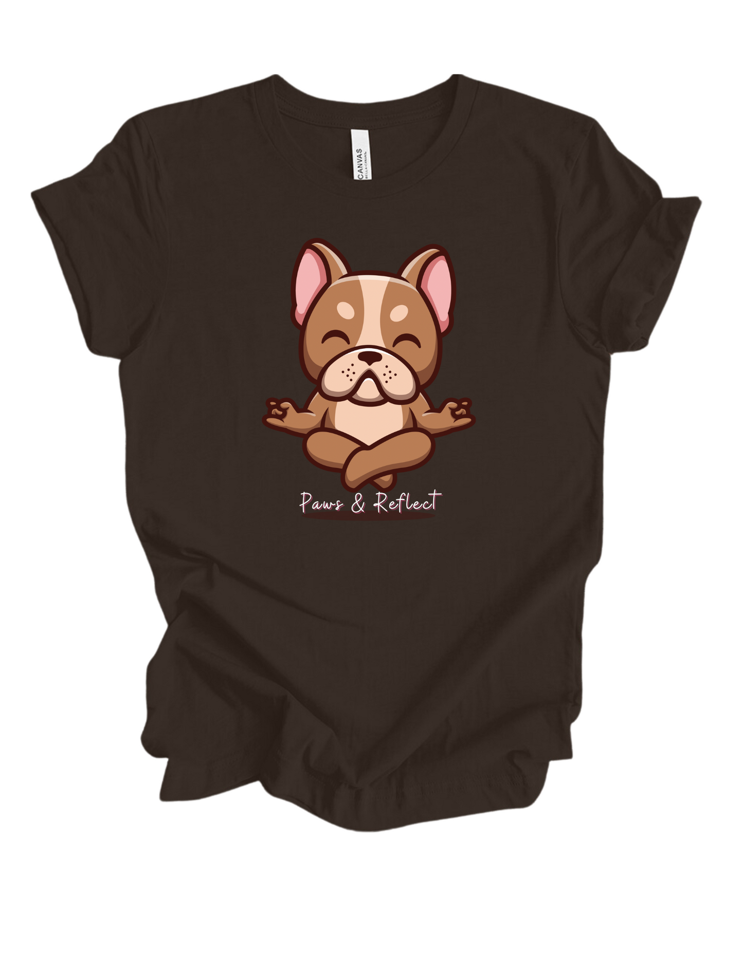 Brown frenchie tee