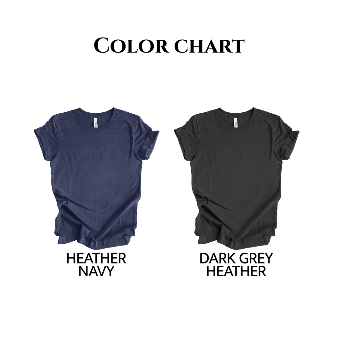 color chart for live by the sun love by the moon tee