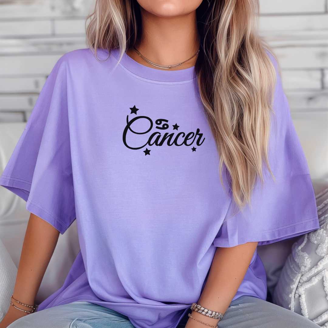 Cancer boho vintage tee