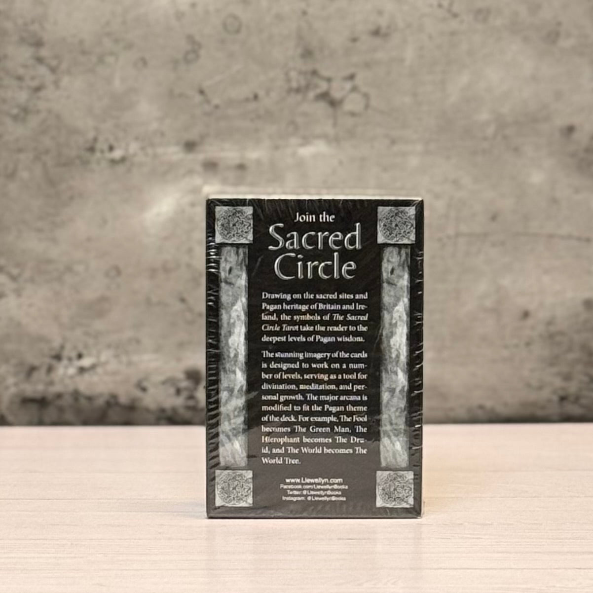 Back of Sacred Circle Tarot
