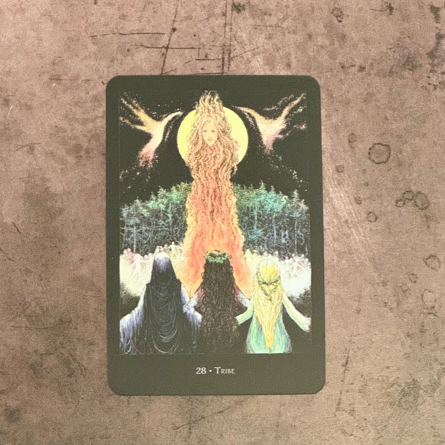 Tribe card from Goddess Oracle Deck