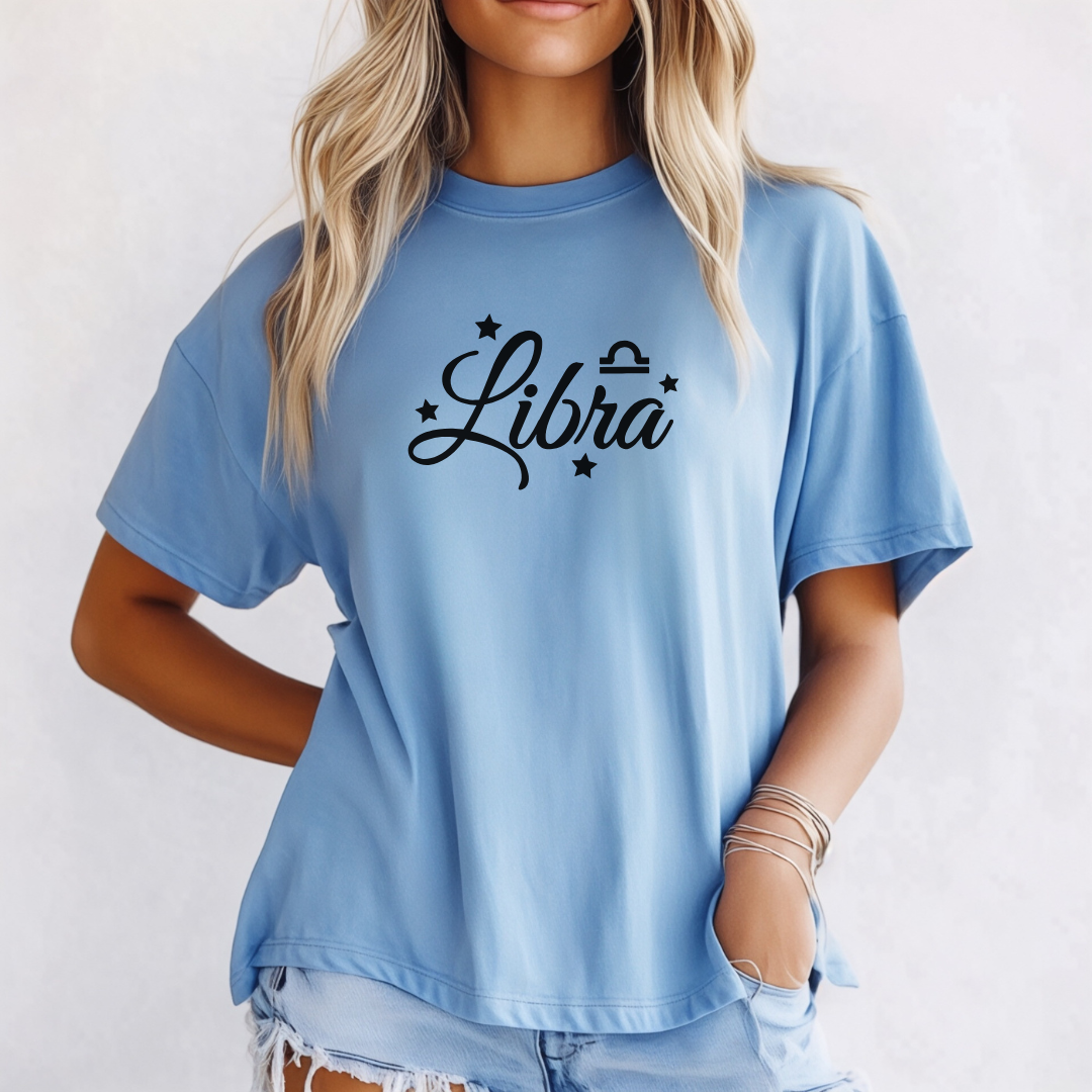 Libra shirt in washed denim