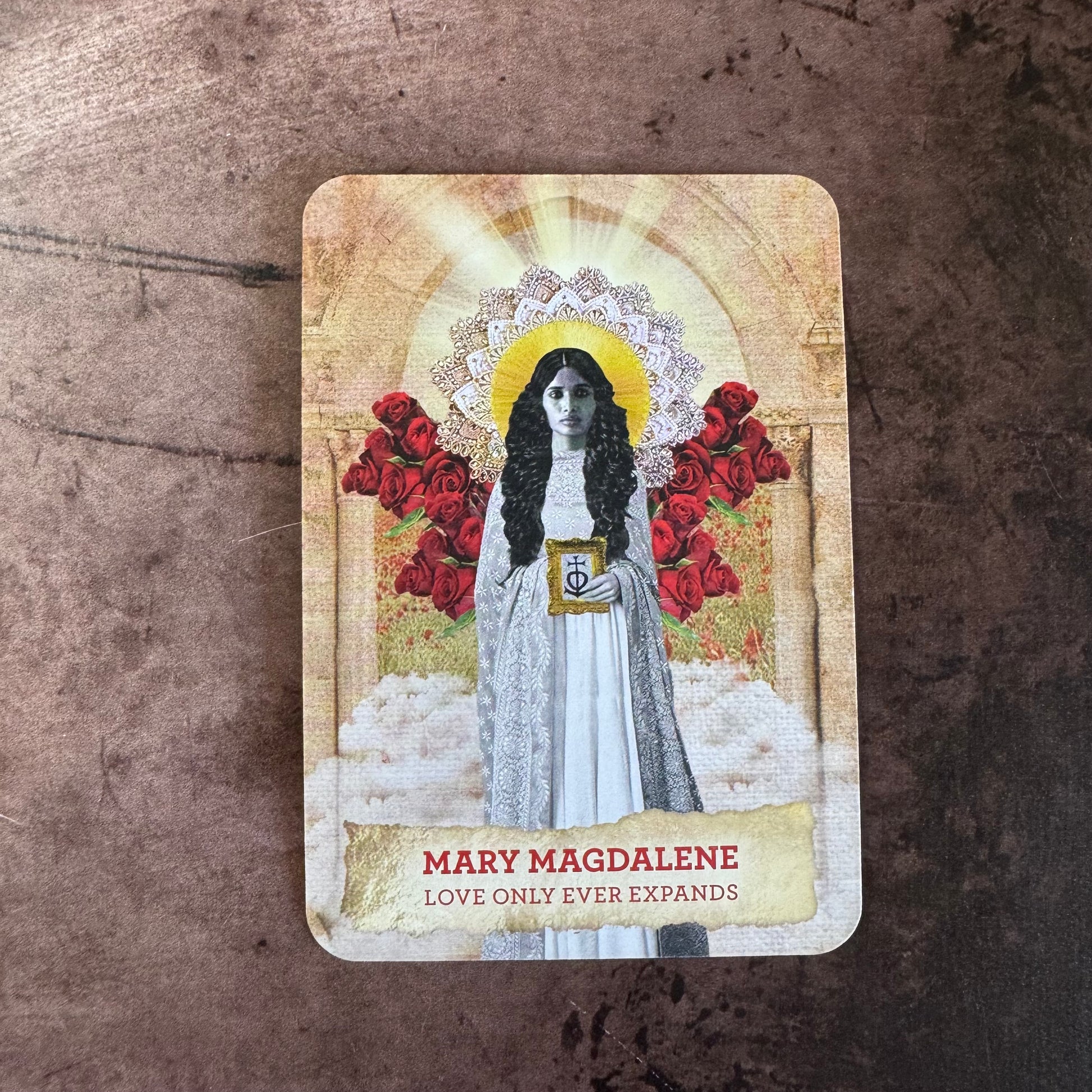 Mary Magdalene Love only expands oracle card