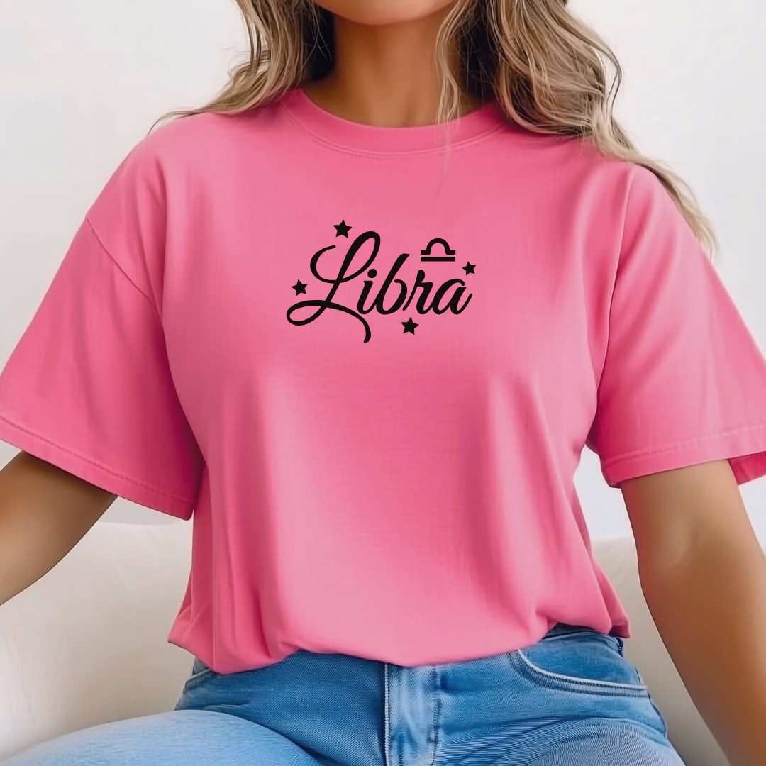 Libra shirt in crunchbery boho mystic gift