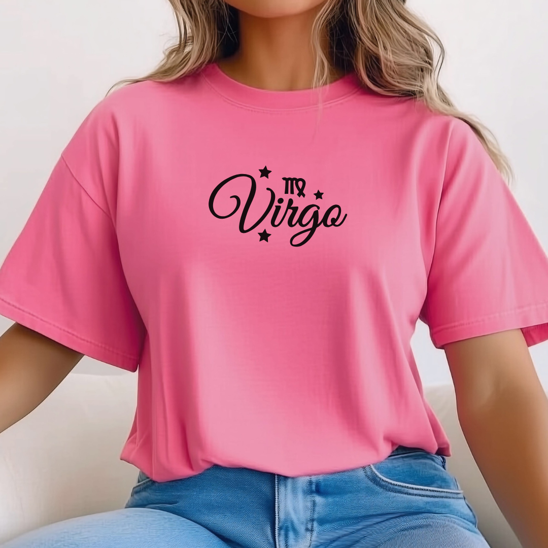 Virgo shirt in crunchberry for her zodiac gift