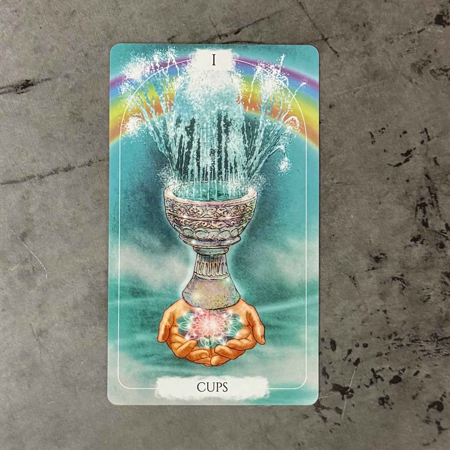 Ace of Cups for the Spiritual Tarot deck