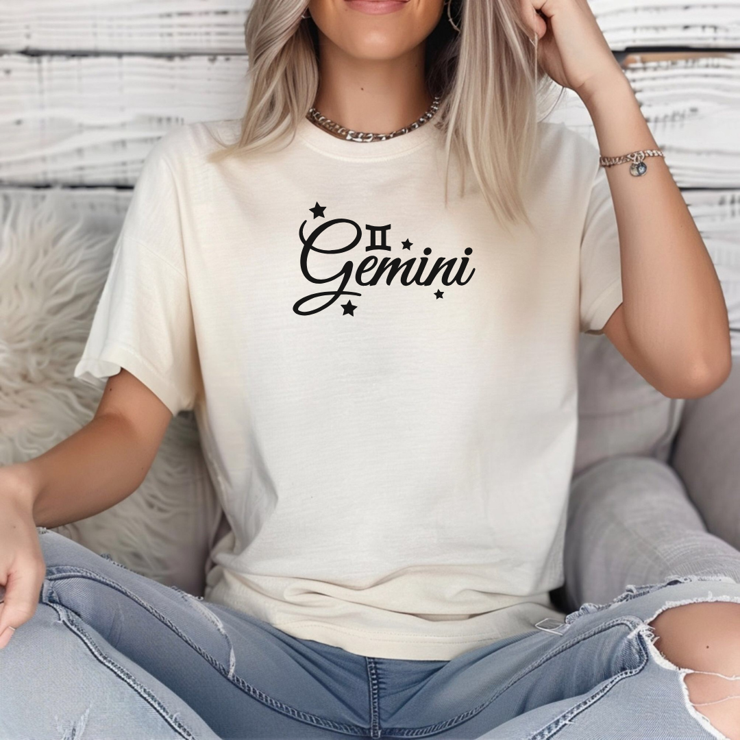 Gemini tee in ivory