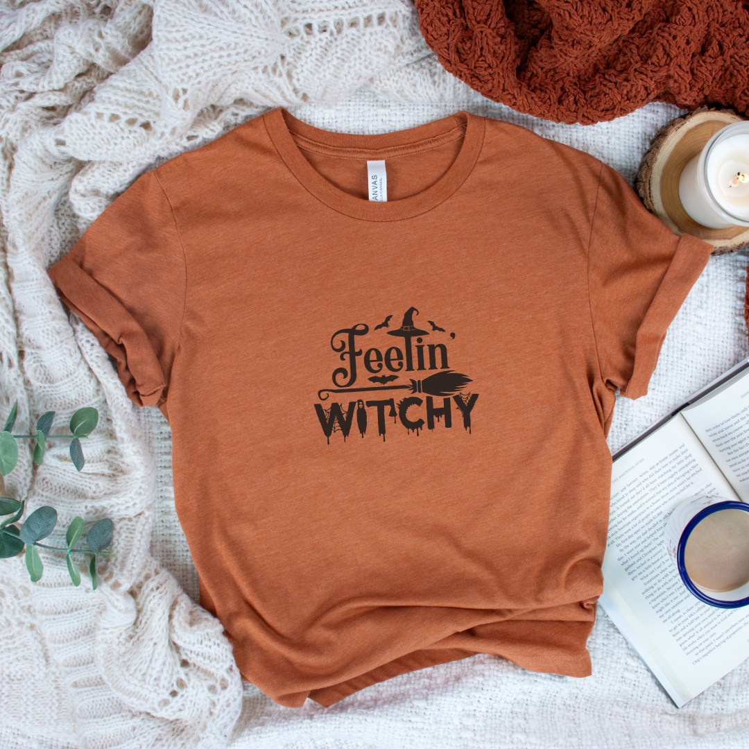 Autumn fall witch shirt